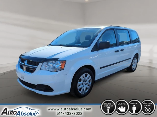 Dodge Grand Caravan Canada Value Package 2016