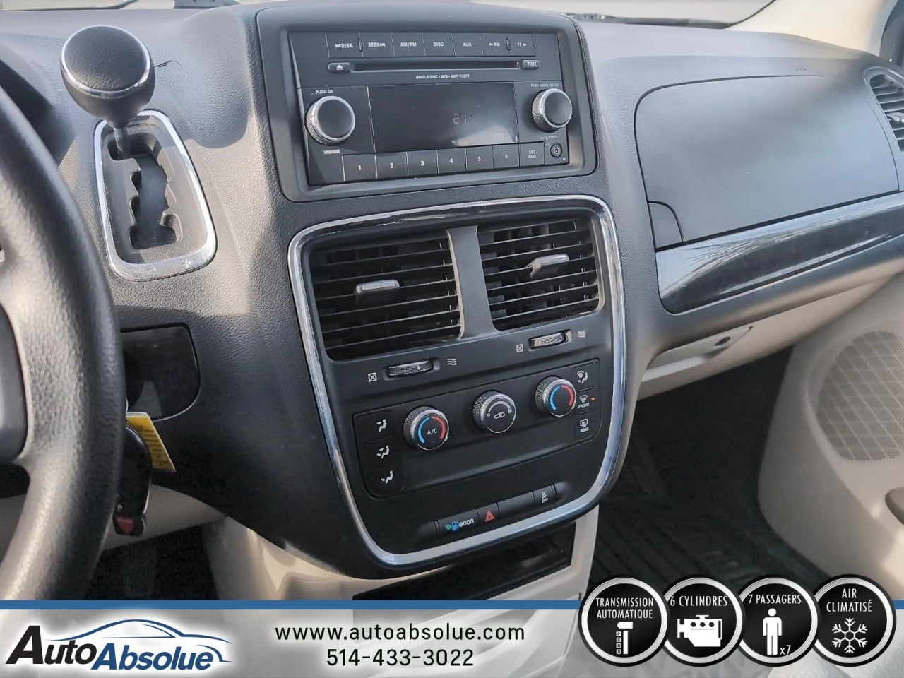 2016 Dodge Grand Caravan Canada Value Package Image principale