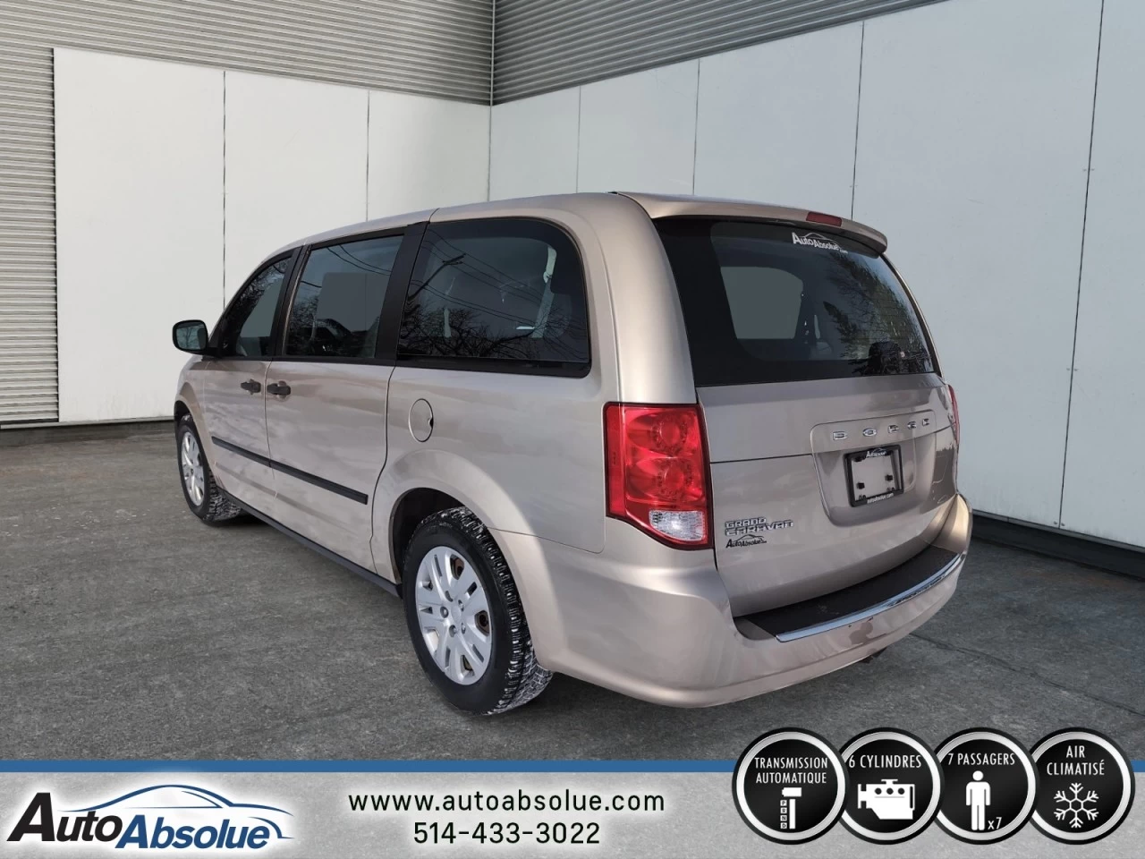 2016 Dodge Grand Caravan Canada Value Package Image principale