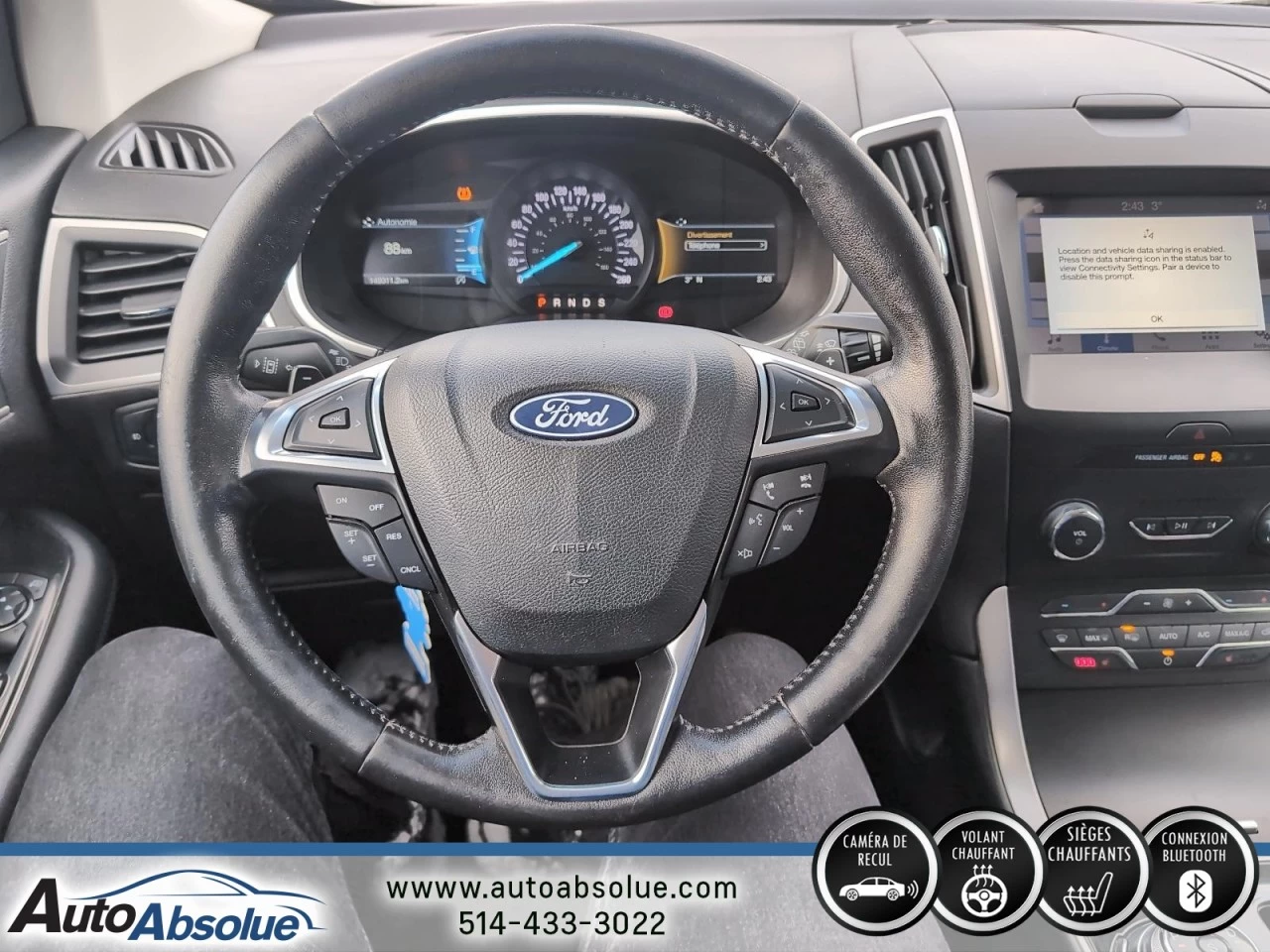 2019 Ford Edge SEL Image principale