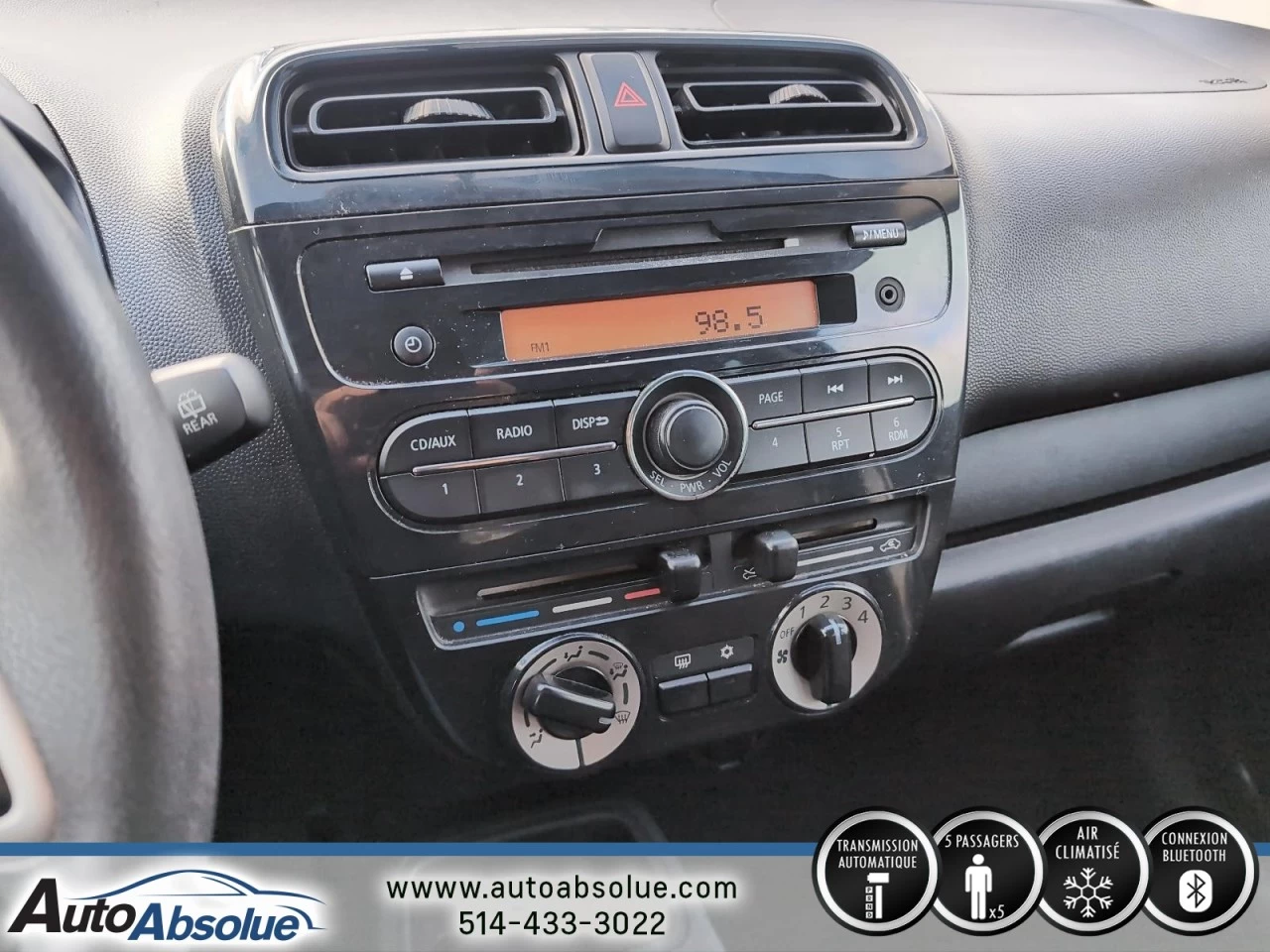 2015 Mitsubishi Mirage ES Main Image