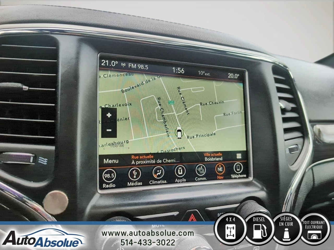 2018 Jeep Grand Cherokee Overland Image principale