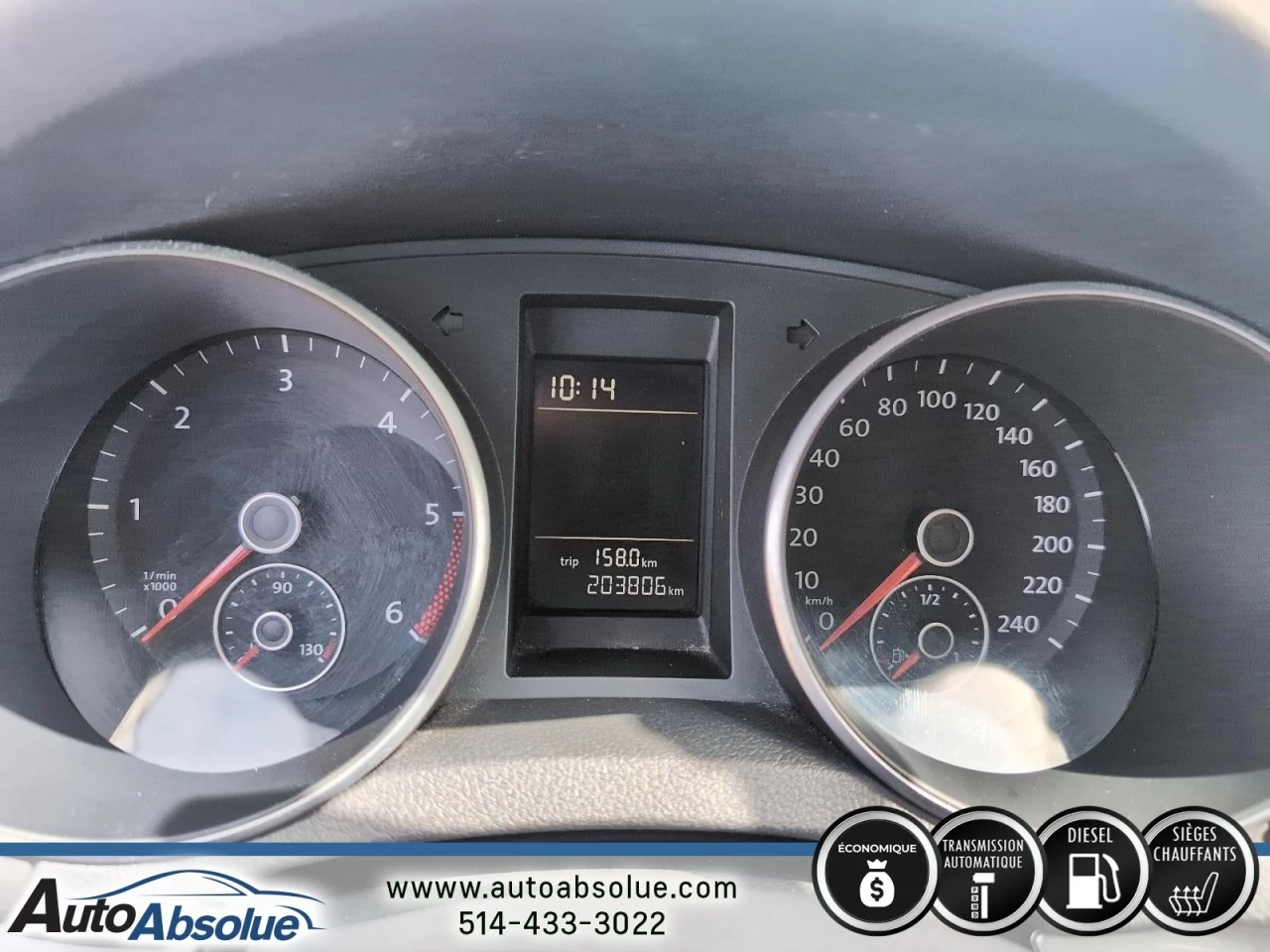 2012 Volkswagen Golf Comfortline TDI Main Image