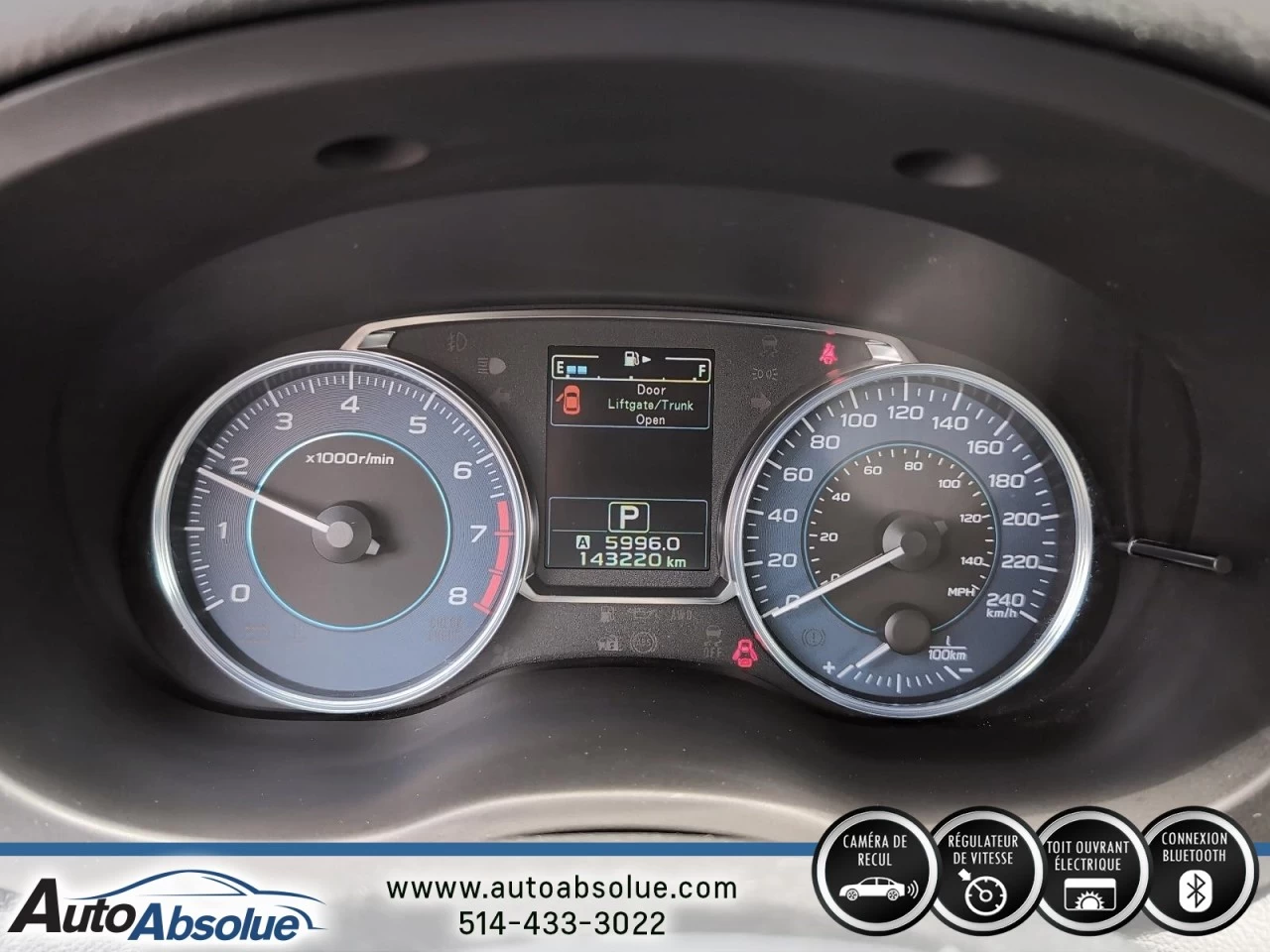 2016 Subaru Impreza 2.0i Image principale