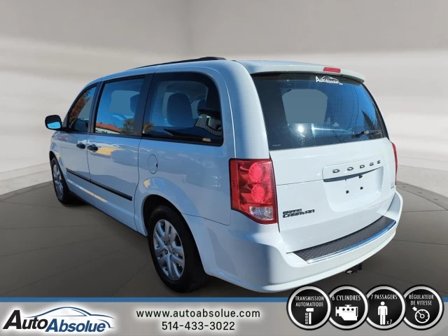 Dodge Grand Caravan Canada Value Package 2016