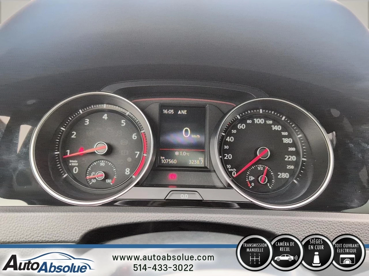 2019 Volkswagen GTI Manual Image principale