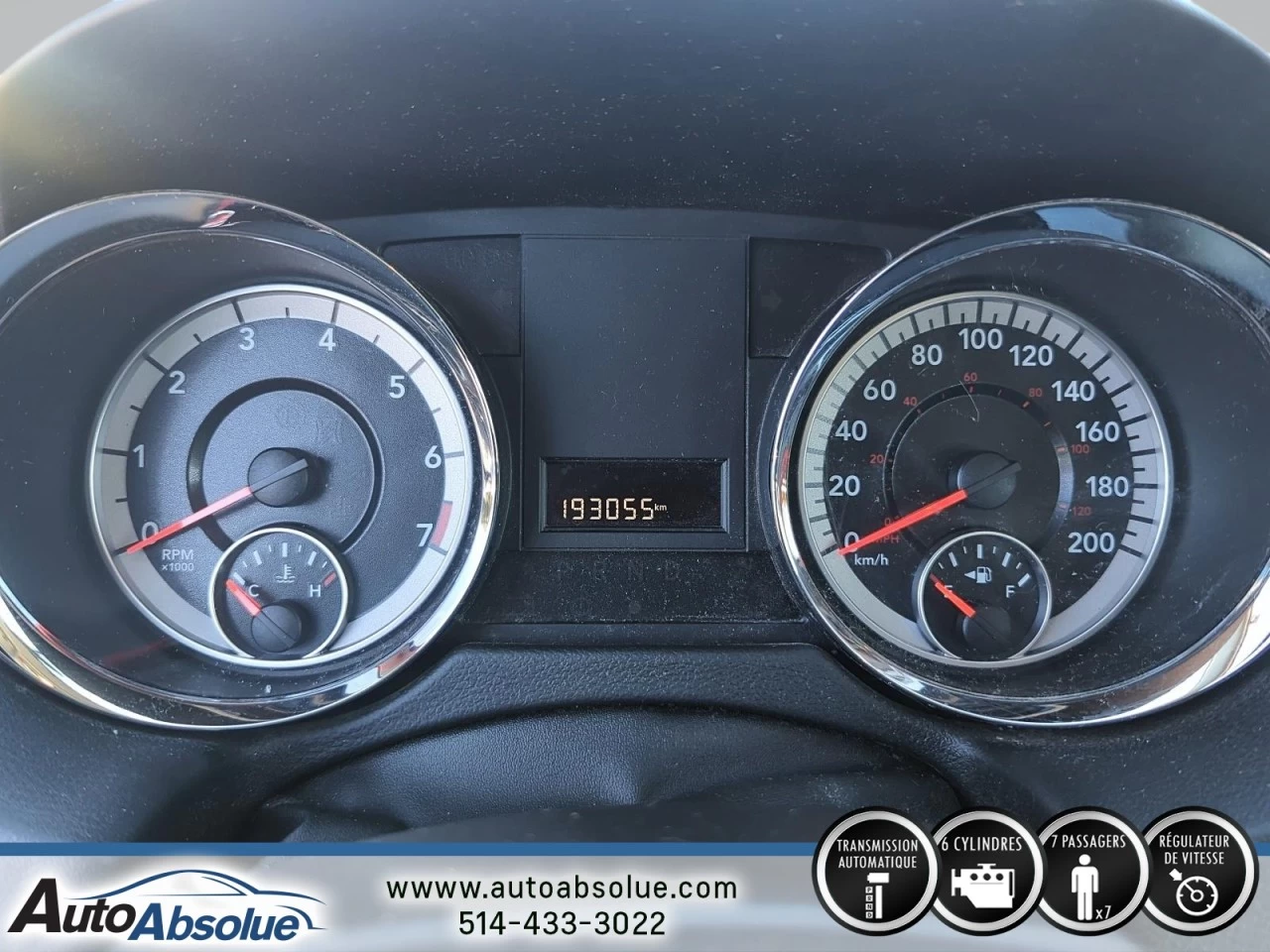 2016 Dodge Grand Caravan Canada Value Package Image principale