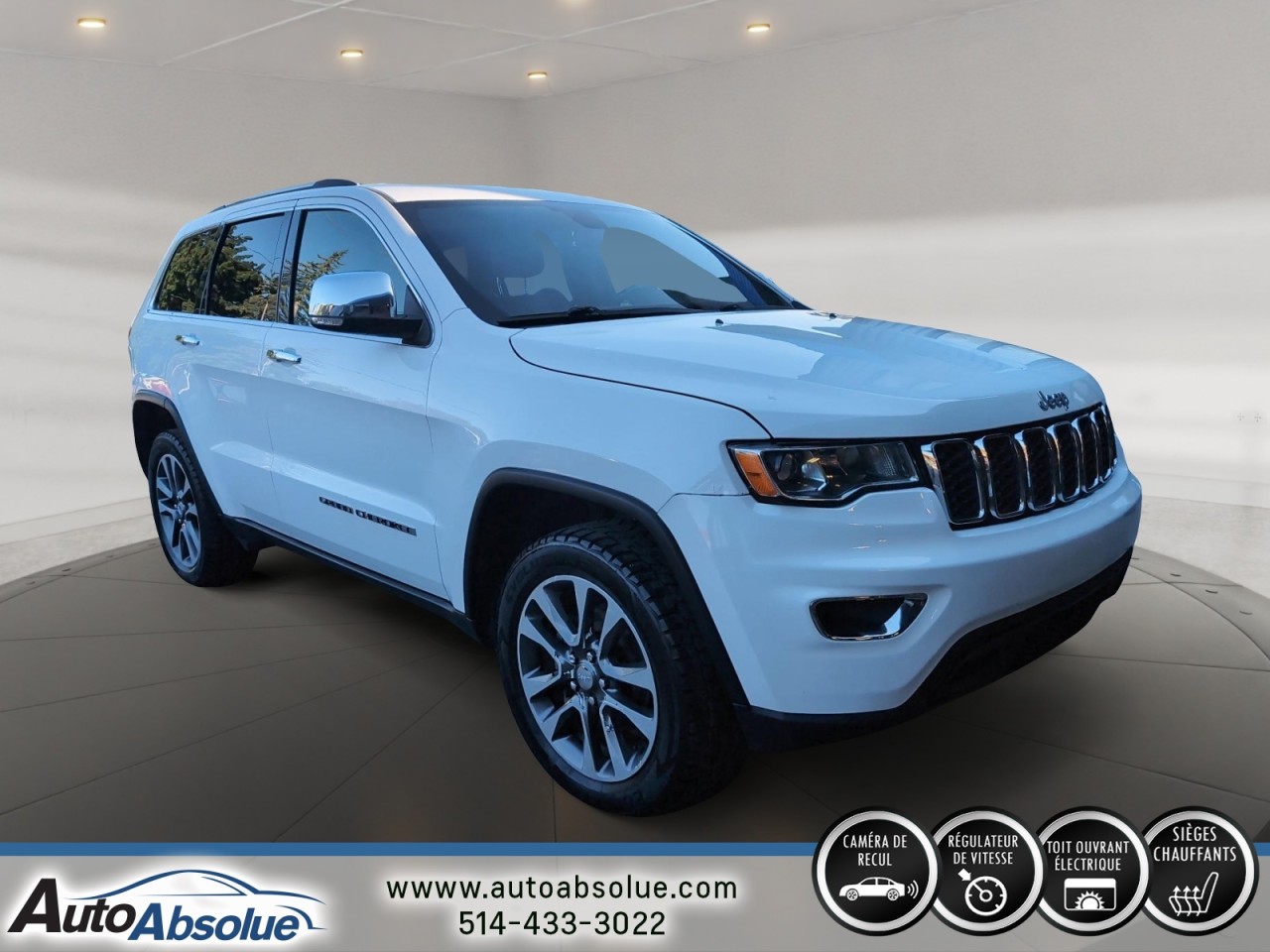 Jeep Grand Cherokee 2018 - Vue latérale